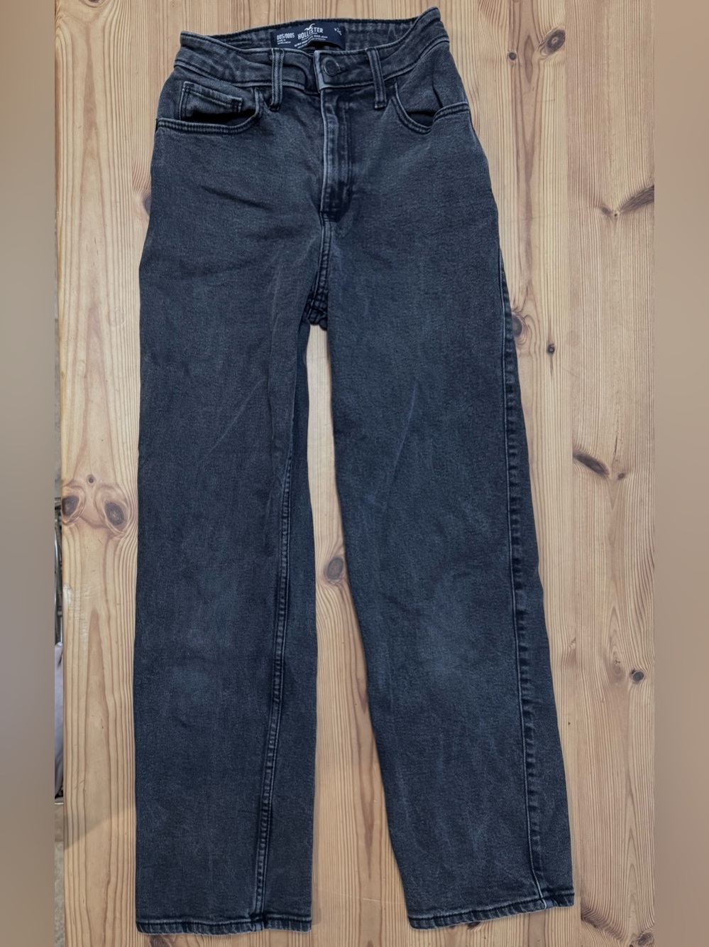 Hollister Women’s Ultra High-Rise Dad Jeans - Charcoal Black